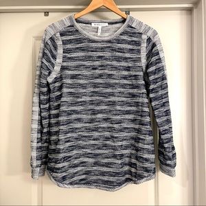BCBGeneration Striped Sweater Top